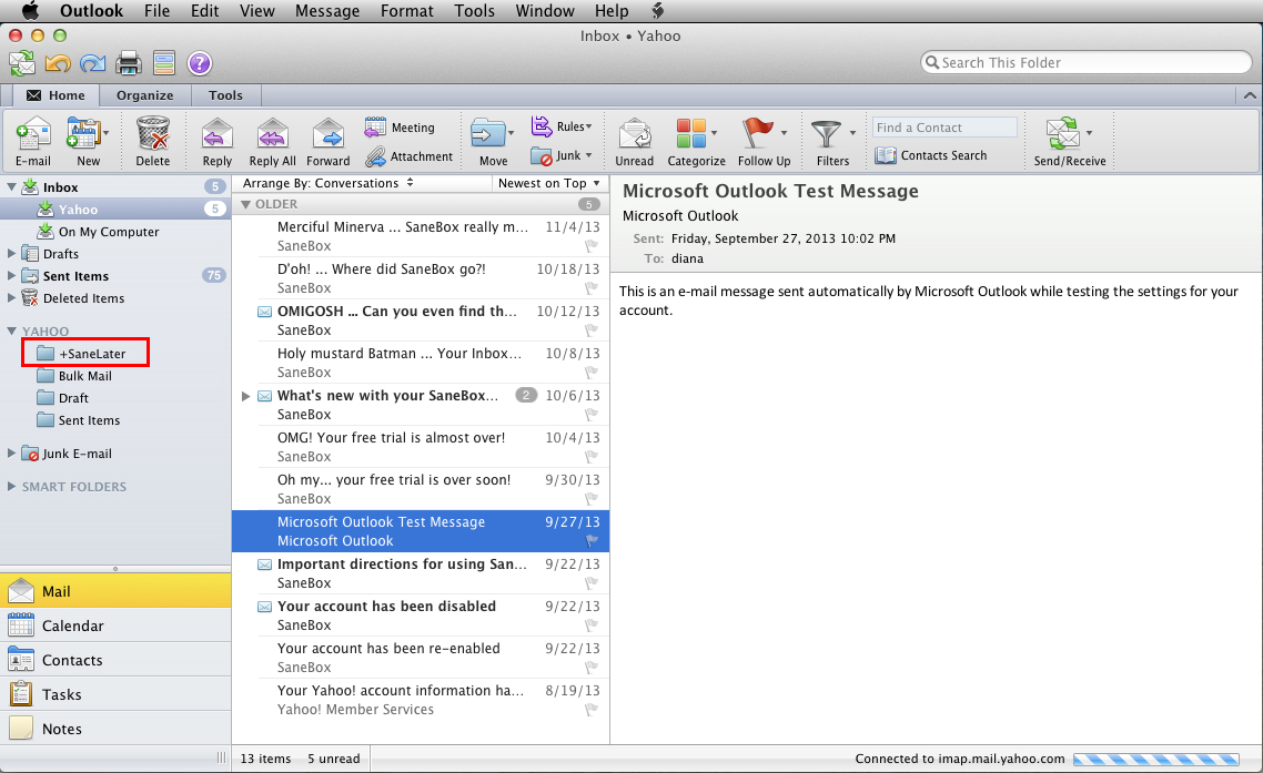 create personal folders in outlook for mac